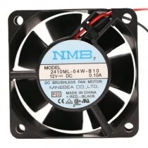 NMB 2410ML-04W-B10 DC 12V 0.10A 6025 Axial Brushless Cooling Fan