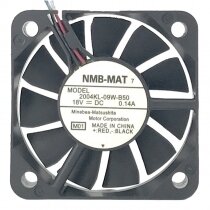 NMB-MAT 2004KL-09W-B50 DC 18V 0.14A 5010 Axial Cooling Fan