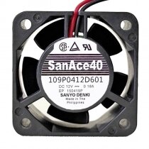 Sanyo Denki San Ace 40 109P0412D601 DC 12V 0.18A 4020 Axial Cooling Fan