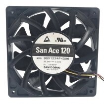 Sanyo Denki San Ace 120 9GV1224P4G06 DC 24V 0.84A 12025 Axial Cooling Fan