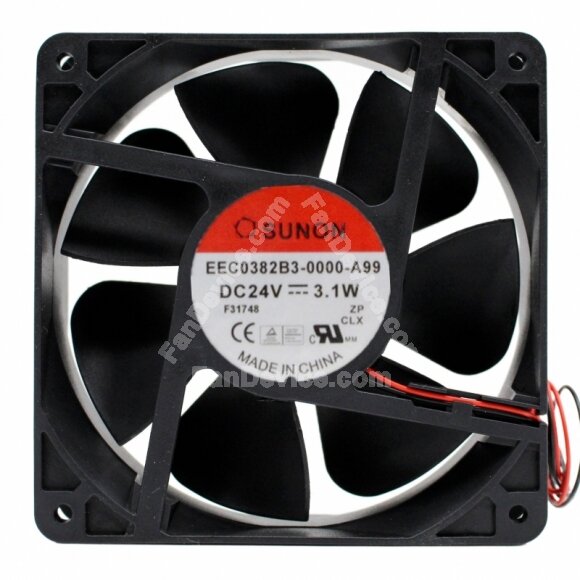 Sunon EEC0382B3-0000-A99 DC 24V 3.1W 12038 Axial Cooling Fan