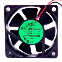 ADDA AD0612DX-D70GL DC 12V 0.07A 6010 Axial HYPRO Bearing Cooling Fan