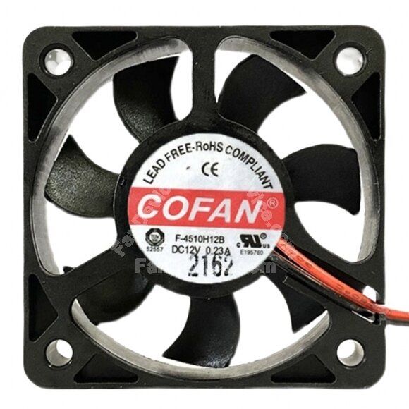 COFAN F-4510H12B DC 12V 0.23A 4510 Axial Cooling Fan
