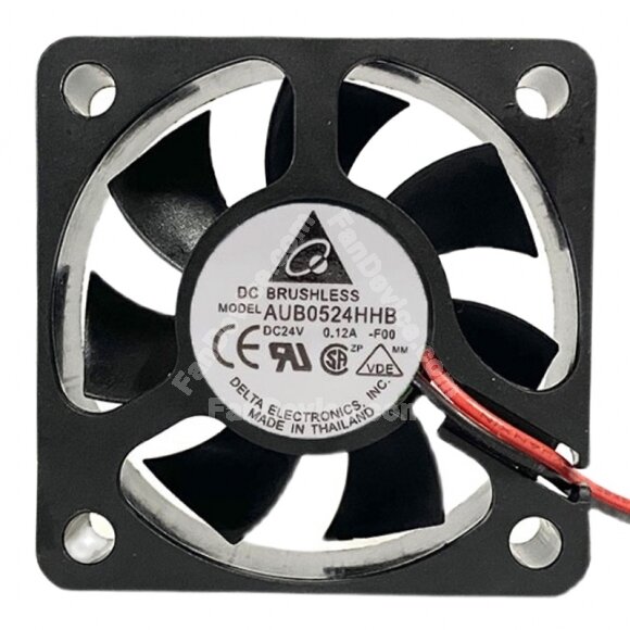 Delta AUB0524HHB DC 24V 0.12A 5015 Axial Brushless Cooling Fan