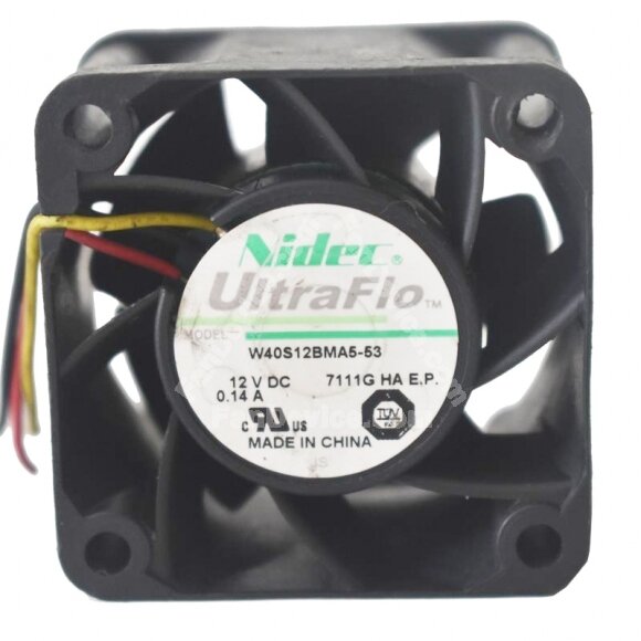Nidec UltraFlo W40S12BMA5-53 DC 12V 0.14A 4028 Axial Cooling Fan