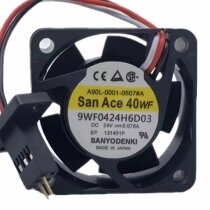 Sanyo Denki 9WF0424H6D03 DC 24V 0.076A 4020 Axial Cooling Fan