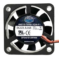 Cooler Master DF0401012RFMN A4010-70RB-3QN-F1 DC 12V 0.16A 4010 Axial Cooling Fan