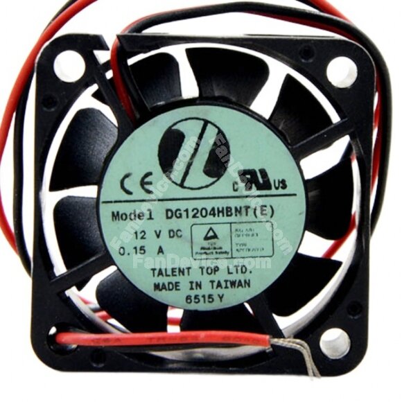 Nidec DG1204HBNT DC 12V 0.15A 4020 Axial Cooling Fan