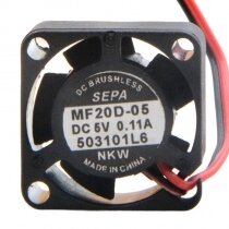 SEPA MF20D-05 DC 5V 0.11A 2 Wires / 3 Wires Axial Cooling Fan