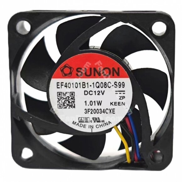 Sunon EF40101B1-1Q08C-S99 DC 12V 1.01W 4010 Axial Cooling Fan