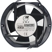 F&F FD17250A2B AC 220-240V 0.24 / 0.21A 17250 Axial Cooling Fan