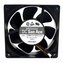 Sanyo Denki 109R1212H1131 DC 12V 0.52A 3 Wires Axial Cooling Fan