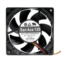 Sanyo Denki 9G1224G4D01 DC 24V 0.47A 2 Wires / 3 Wires Axial Cooling Fan