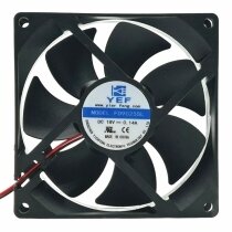 YEF FD9025SL DC 18V 0.14A 2 Wires Axial Cooling Fan