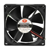 SUPERRED CHA9212CB-M DC 12V 0.19A 2 Wires Axial Cooling Fan