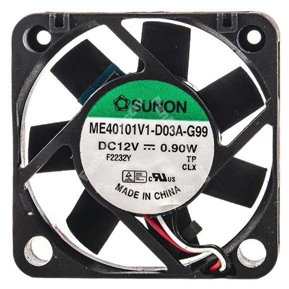 Sunon ME40101V1-D03A-G99 DC 12V 0.90W 2 Wires / 3 Wires Axial Cooling Fan