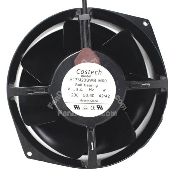 Costech A17M23SWB M00 AC 230V 42W 17055 Ball Bearing Axial Cooling Fan