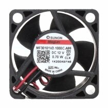 Sunon MF30101V2-1000C-A99 DC 12V 0.70W 2 Wires Axial Cooling Fan