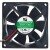YM DA08025B24UA DC 24V 0.40A 2 Wires Axial Cooling Fan