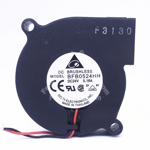 Delta BFB0524HH DC 24V 0.16A 2 Wires Blower Cooling Fan