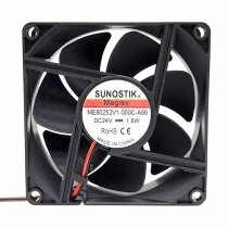 SUNON ME80252V1-000C-A99 DC 24V 1.8W 2 Wires Axial Cooling Fan