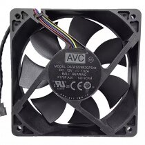 AVC DATA1225B2GPS44 DC 12V 1.02A 12025 PWM Ball Bearing Axial Cooling Fan