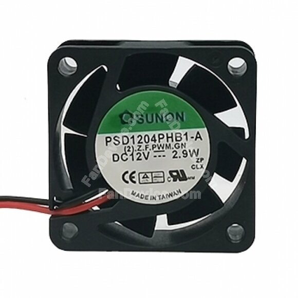 Sunon PSD1204PHB1-A DC 12V 2.9W 2 Wires / 3 Wires / 4 Wires Axial Cooling Fan