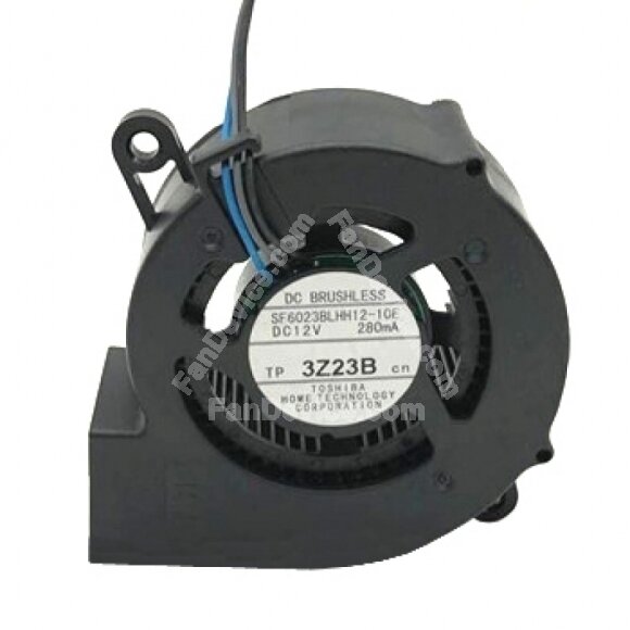 Toshiba SF6023BLHH12-10E DC 12V 280mA 3 Wires Blower Cooling Fan