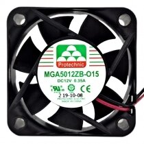 Protechnic MGA5012ZB-O15 DC 12V 0.35A 5015 9000RPM Axial Cooling Fan